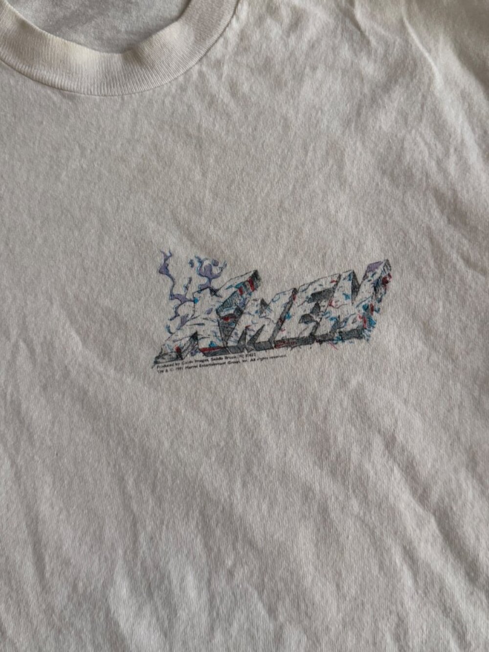 Vintage X-Men T-Shirt Size XL White 100% Cotton USA - Picture 3 of 8